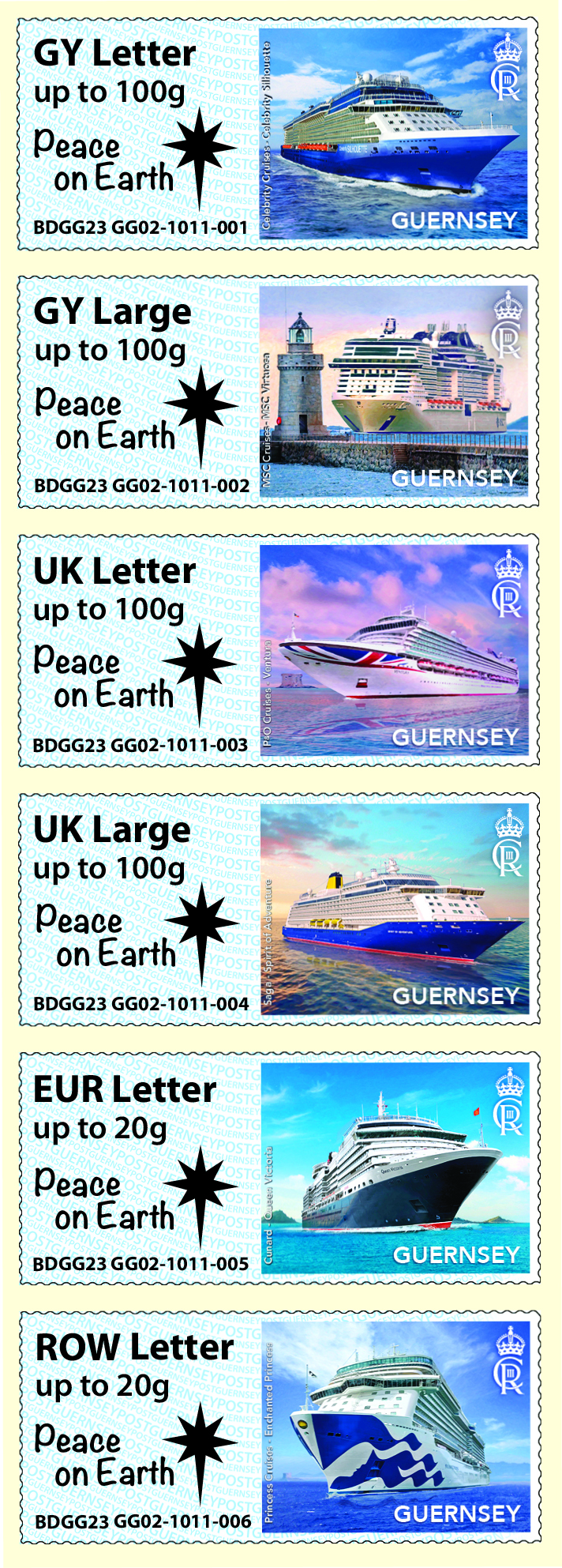 Guernsey's Post and Go stamps depict 2023 Seasonal message